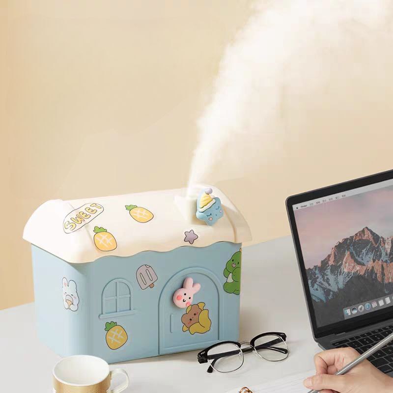 فواحة علي شكل بيت بخزان 600 ملي لتعطير غرف الاطفال