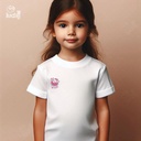 So Sweet Cat تيشيرت اطفال قطن باللون الابيض