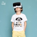 Sweet Dreams Little One تيشيرت اطفال قطن باللون الابيض