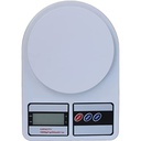 ميزان مطبخ رقمي حساس يعمل ببطاريات متناهية الدقه حيث يمكنه قياس 1 جرام حتي 10 كجم