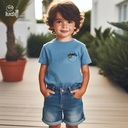 Sesame Street تيشيرت اطفال قطن باللون اللبني