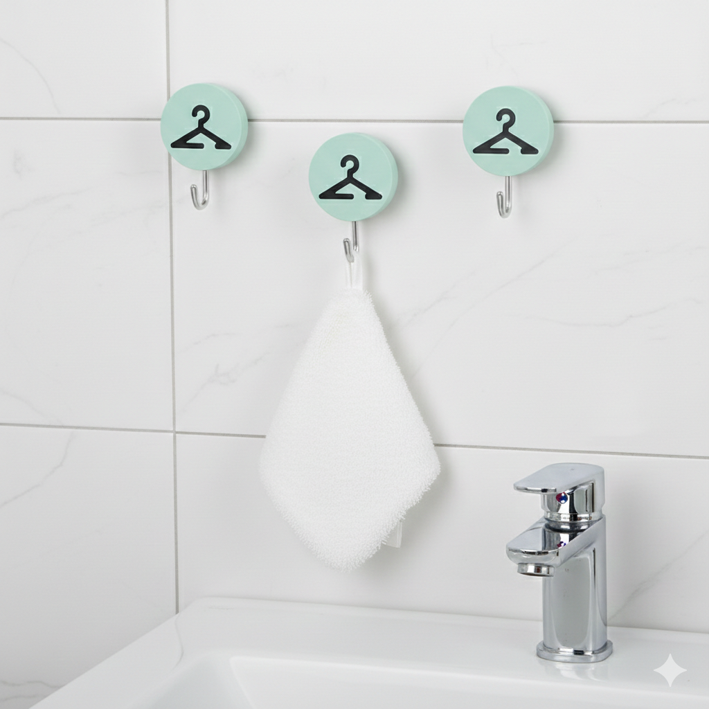 طقم هوك 3 قطع شكل شماعة لتعليق الملابس