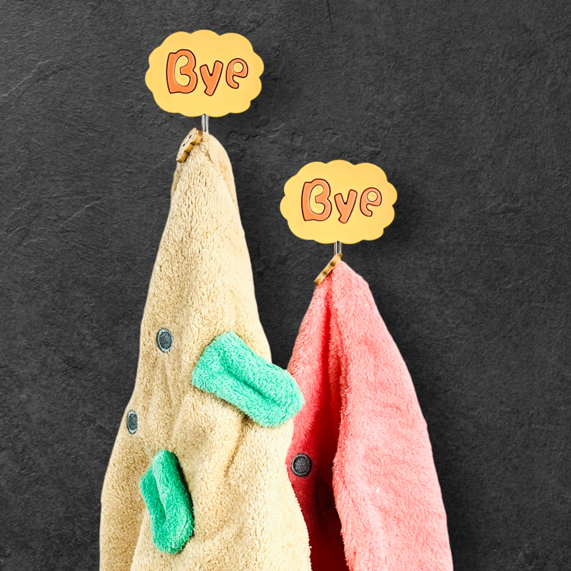 طقم هوك 2 قطعة لتعليق الكابات والاكسسوارات بكلمه باي