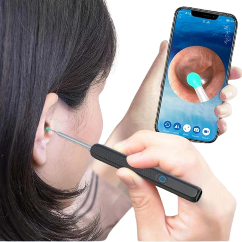 جهاز ديجيتال لتنظيف الاذن وازالة الشمع كاميرا