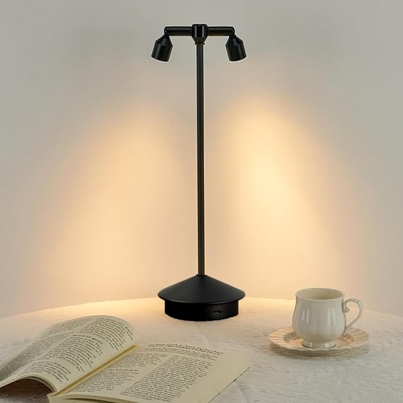 اباجورة مكتب تاتش ب2 رأس قابلة للدوران بيو اس بي للشحن