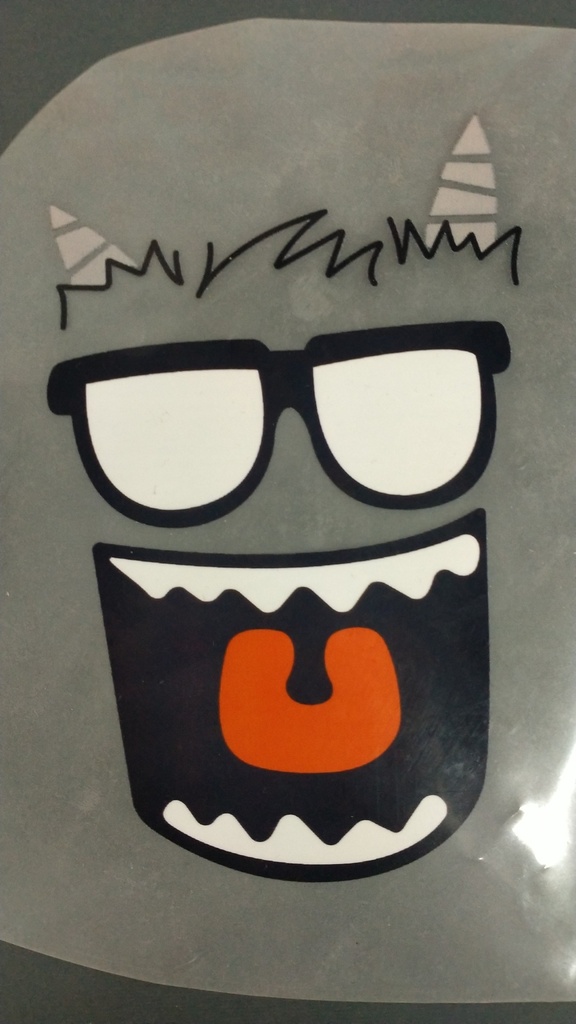 Monster Face print