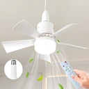 مروحة سقف كهربائية مضيئة بريموت تحكم عن بعد