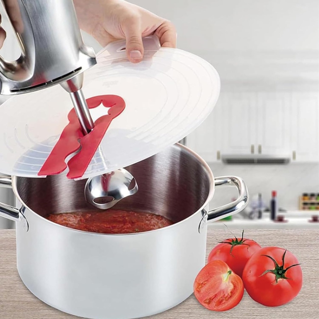 غطاء واقي للميكسر والعجان من رذاذ العجين والبيض 30 سم