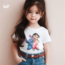 Lilo &amp; Stitch Adventure تيشيرت اطفال قطن باللون الابيض