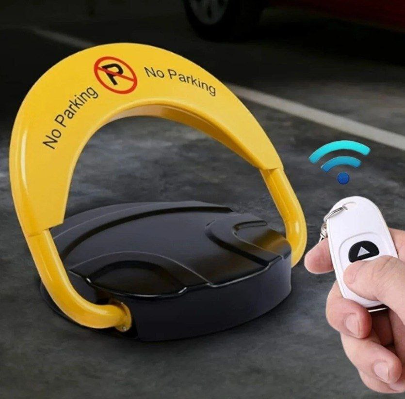 جهاز باركينج ذكي لمنع الوقوف في مكان سيارتك – بتحكم عن بعد وإنذار تلقائي