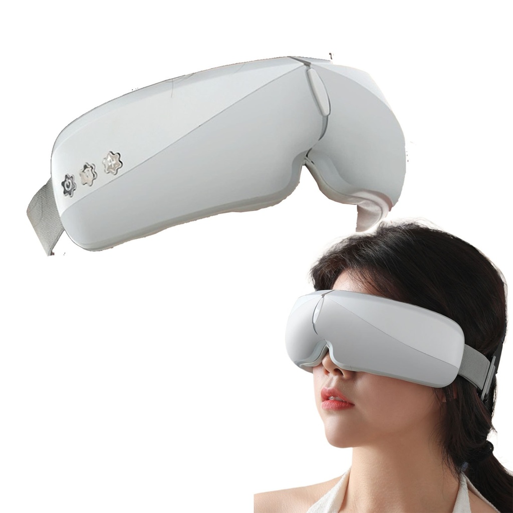 جهاز مساج العين الذكي  بتقنية الضغط الهوائي والاهتزاز - قابل للشحن