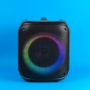 مكبر صوت بالوان ار جي بي لاسلكي يعمل بالبلوتوث مع ريموت كنترول  للتحكم عن بعد - بطارية 3600 مللي امبير