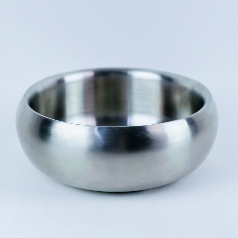 بولة استانلس استيل عميقة للسلطة - مقاس 28 سم
