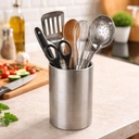 حامل معالق وأدوات المطبخ استانلس ستيل تركي مقاس 13 سم