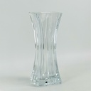 فازة زجاج شفاف شيك للورد بشكل مميز للديكور