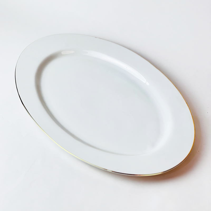 سيرفيس بيضاوي الشكل  مقاس 40 * 25 سم لتقديم الطعام