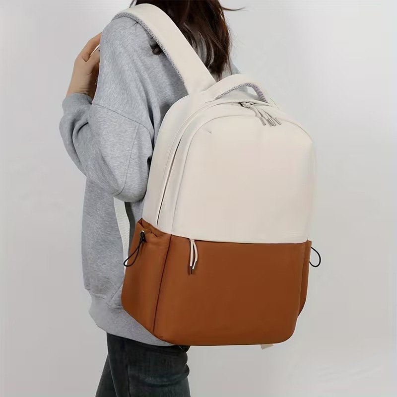 شنطة ظهر للابتوب وتربروف مبطنة من الداخل للدراسة والعمل