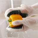 جوانتي تنظيف وفرك سيليكون لغسيل الخضار والفواكه والصحون