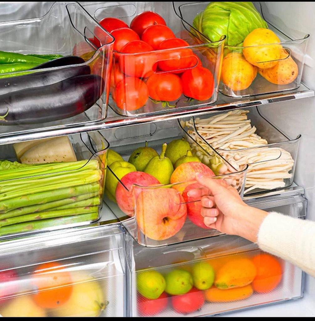 منظم اكليريك جامبو للثلاجة والمطبخ والحمام بيد