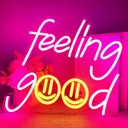 Feeling Good Neon Led Light Sign Art Decor 45*35 Cm