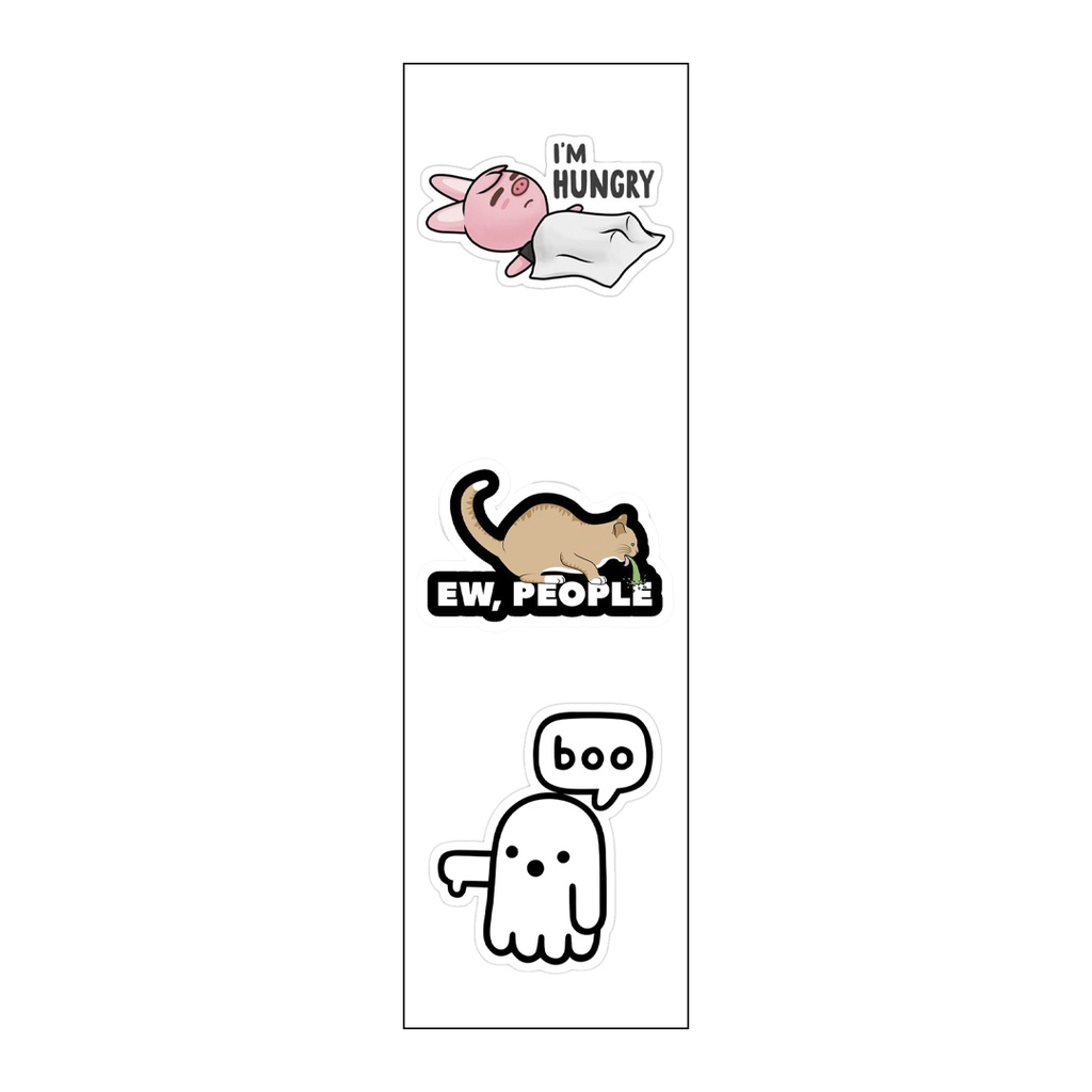 متعصبنيش Vinyl Sticker Pack Reusable &amp; Waterproof