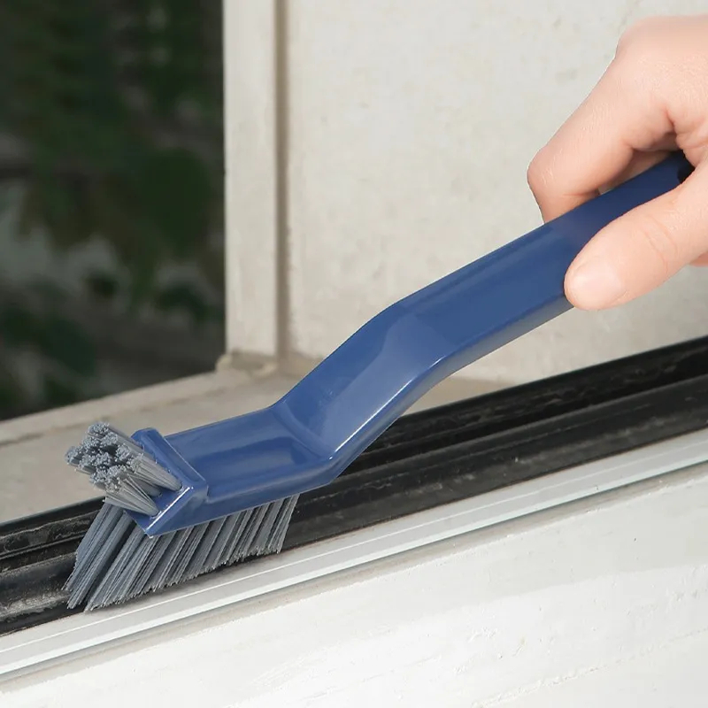 فرشة تنظيف برأسين لزوايا واركان الحوائط والتربيزات والاسطح والاحواض والأماكن الضيقة