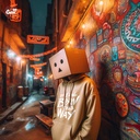 Baby I Was Born This Way هودي اوفر سايز قطن باللون البيج