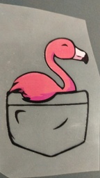 [HH00016710] Flamingo Pocket print