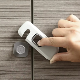 [HH00017144] قفل أمان للأدراج  والدواليب والثلاجة لسلامة الاطفال بلزق دبل فيس قوي