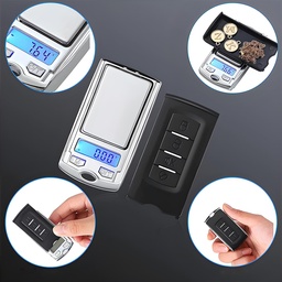 [HH00017508] ميزان حساس ديجيتال ميني شكل مفتاح عربية للذهب والمجوهرات - 200 جرام