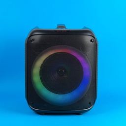 [HH00018257] مكبر صوت بالوان ار جي بي لاسلكي يعمل بالبلوتوث مع ريموت كنترول  للتحكم عن بعد - بطارية 3600 مللي امبير