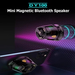 [HH00018340] سبيكر لاسلكي مغناطيسي ميني مع اضاءة ار جي بي قابل للشحن بقوة 5 فولت