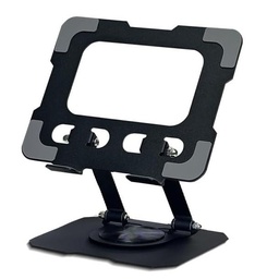 حامل تابلت والايباد معدني دوار بزواية 360 درجة قابل للطي والتعديل