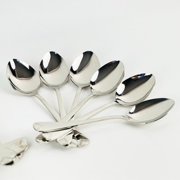 [HH00018906] طقم معالق استانليس ستيل 12 قطعة باللون الفضي