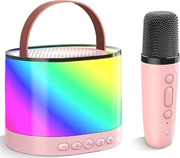 [HH00019455] مكبر صوت مضئ بالوان مختلفة مزود بميكروفون