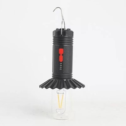 كشاف ومصباح شمسي للتخييم والرحلات والحدائق