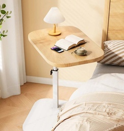 [HH00019742] ترابيزة جانبية قابلة للطي تدور بزاوية 360 درجة وقابلة لتعديل الارتفاع لغرف النوم والمعيشة