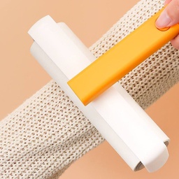 [HH00005059] لمامة لإزالة الوبر والشعر من الملابس والمفروشات والستائر بيد معدن قابله لتعديل الطول بمقبض مريح