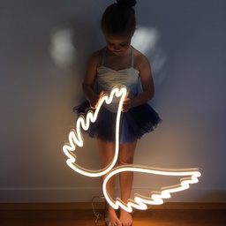 [HH00005810] Wings Neon Led Light Sign Art Decor 80*80‎