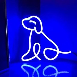[HH00005874] Cute Puppy Neon Led Light Sign Art Decor