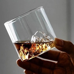 [HH00006111] مج الجبل الجليدي لشرب وتقديم العصائر والمشروبات من الزجاج الشفاف