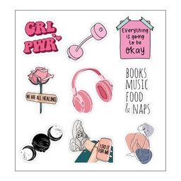 Everything Is Going To Be Okay Vinyl Sticker Pack Reusable &amp; Waterproof