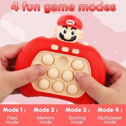 [HH00007418] لعبة بوب ايت الكترونية علي شكل سوبر ماريو صوتية ومضيئة ب 4 مستويات للكبار والصغار