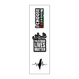 [HH00007598] I Choose Freedom Vinyl Sticker Pack Reusable &amp; Waterproof