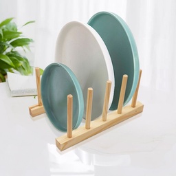 [HH00009588] حامل ميني لتنظيم وتجفيف الأطباق والأكواب علي حوض المطبخ والرخامة من الخشب