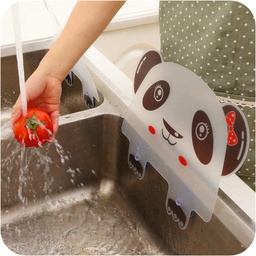 [XZ00000044] مانع طرطشه مياه وبلل غسيل الصحون وزيوت القلي على شكل باندا