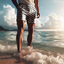 Navy Wave مايوه شورت وتربروف