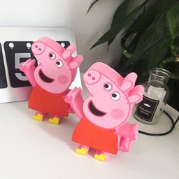 [HH00014247] ليفة استحمام كيوت ناعمة علي البشرة شكل بيبا بيج الخنزير