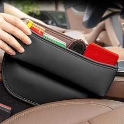 [HH00014738] حامل ومنظم جوانب مقعد السيارة من الجلد